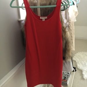 Red bodycon dress